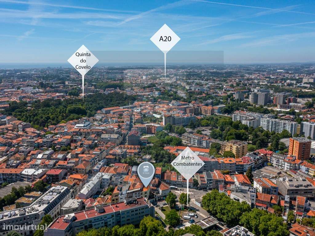 APARTAMENTO T2 C/ TERRAÇO || PRÓXIMO AO METRO || PORTO-7