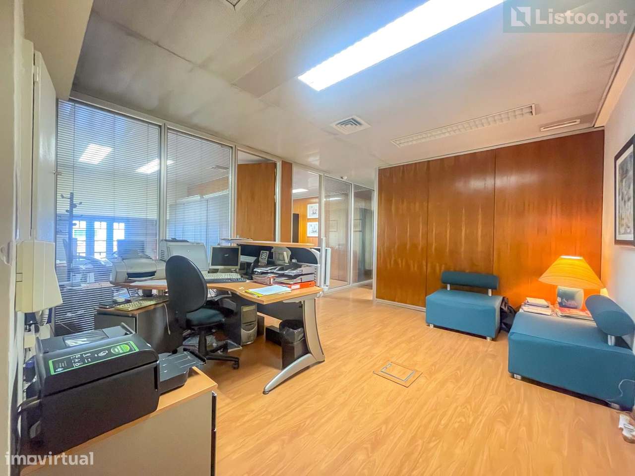 Escritório Mobilado, Recepção, 3 gabinetes + sala de reunião, e com ga - Grande imagem: 2/21