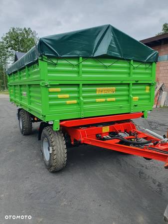 Przyczepa Rozrzutnik obornika 3.5t 4.5t 6t 8t 10t jednoosiowe i tandem - 4