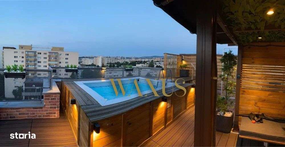 Penthouse 92mp, terasa 80mp, piscina, Manastur - Imagine principală: 5/7