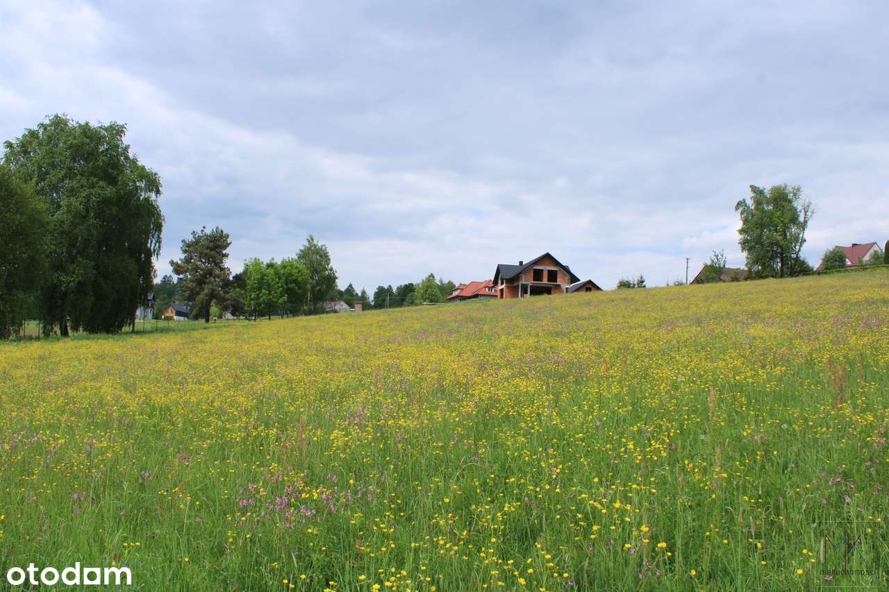 Kobylec (gm. Łapanów) - działka budowlana z ładnym widokiem!-6