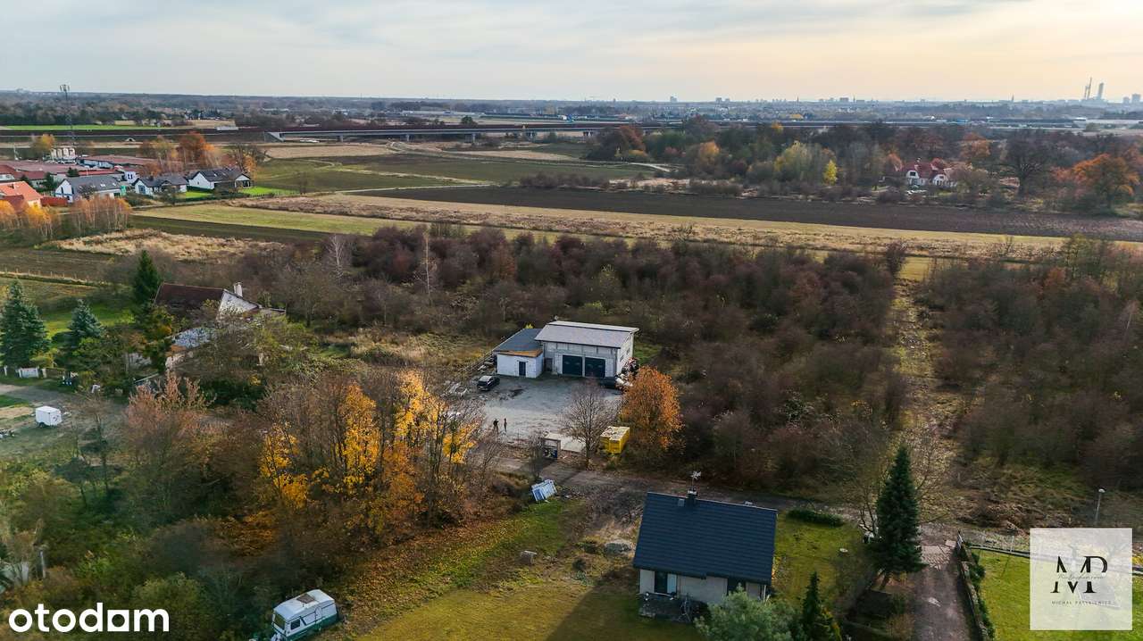 Warsztat z mieszkaniem | 3 km od Wrocławia | działka 1200 m²| Psary-13