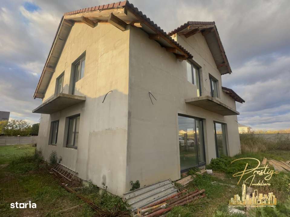 Casa noua cu 6 dormitoare si teren de 600 mp de vanzare in Santandrei-0