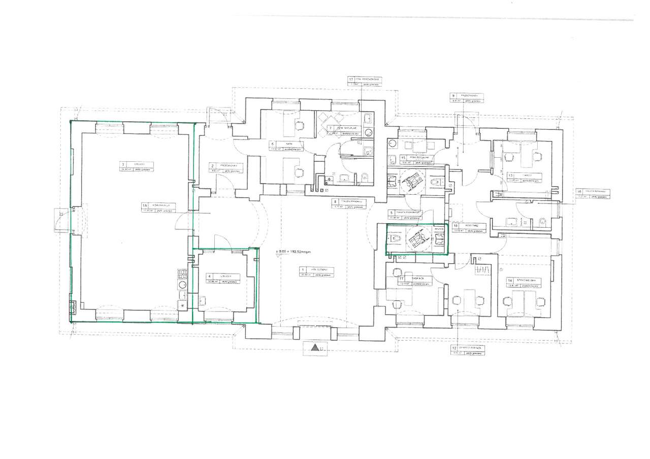 Lokal nr 3  o pow. 64,86 m2 w budynku dworca PKP Pabianice - Pełny obrazek: 5/5