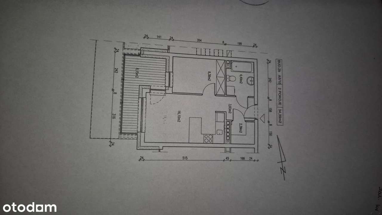 Mieszkanie 2 pokojowe Osiedle Sady - Pełny obrazek: 2/20