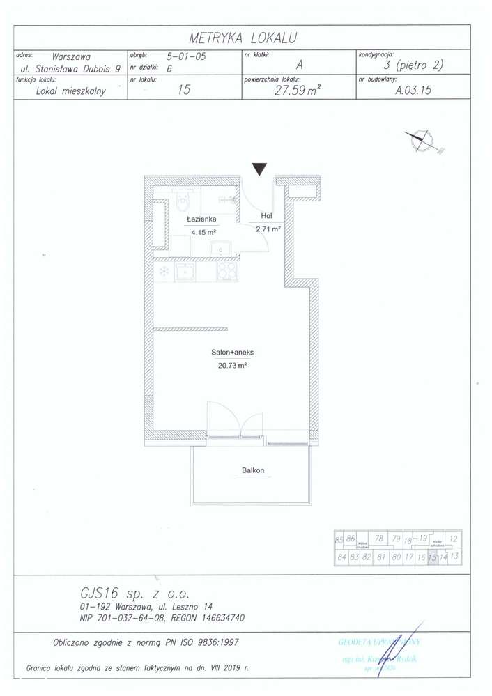 Vonder UpTown | apartament 1-pok. | 15 - Pełny obrazek: 2/7