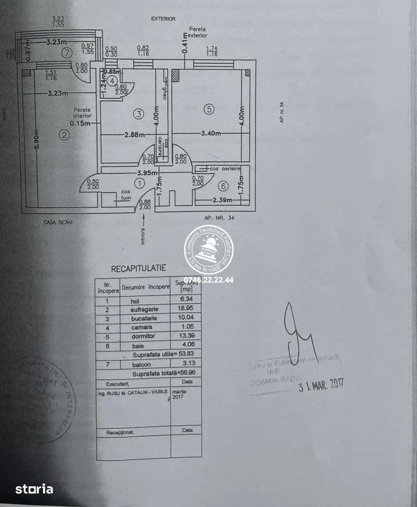 Apartament decomandat cu 2 camere de vânzare în Nicolina - Imagine principală: 5/6