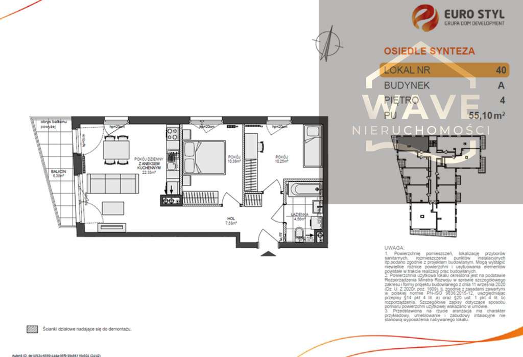 3-pokojowe mieszkanie 55 m2 + plus balkon-5