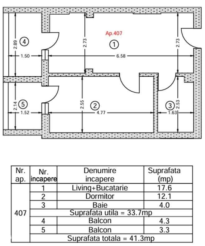 2cam tip studio/5-7min pietonal Auchan/metrou Berceni-0