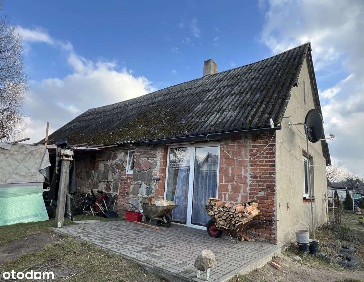 ok.75m2, 2pokoje+kuchnia, działka 1340m2 - Pełny obrazek: 5/16