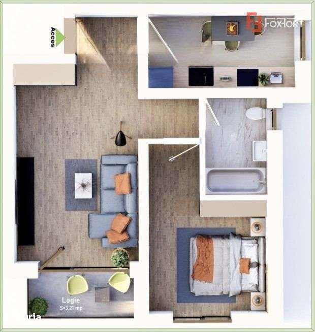 COMISION 0% Apartament cu 2 camere, etajul 1, bloc nou, zona Mehala - Imagine principală: 2/6
