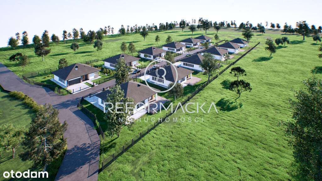 Parterowe domy wśród drzew nieopodal Rzeszowa-7