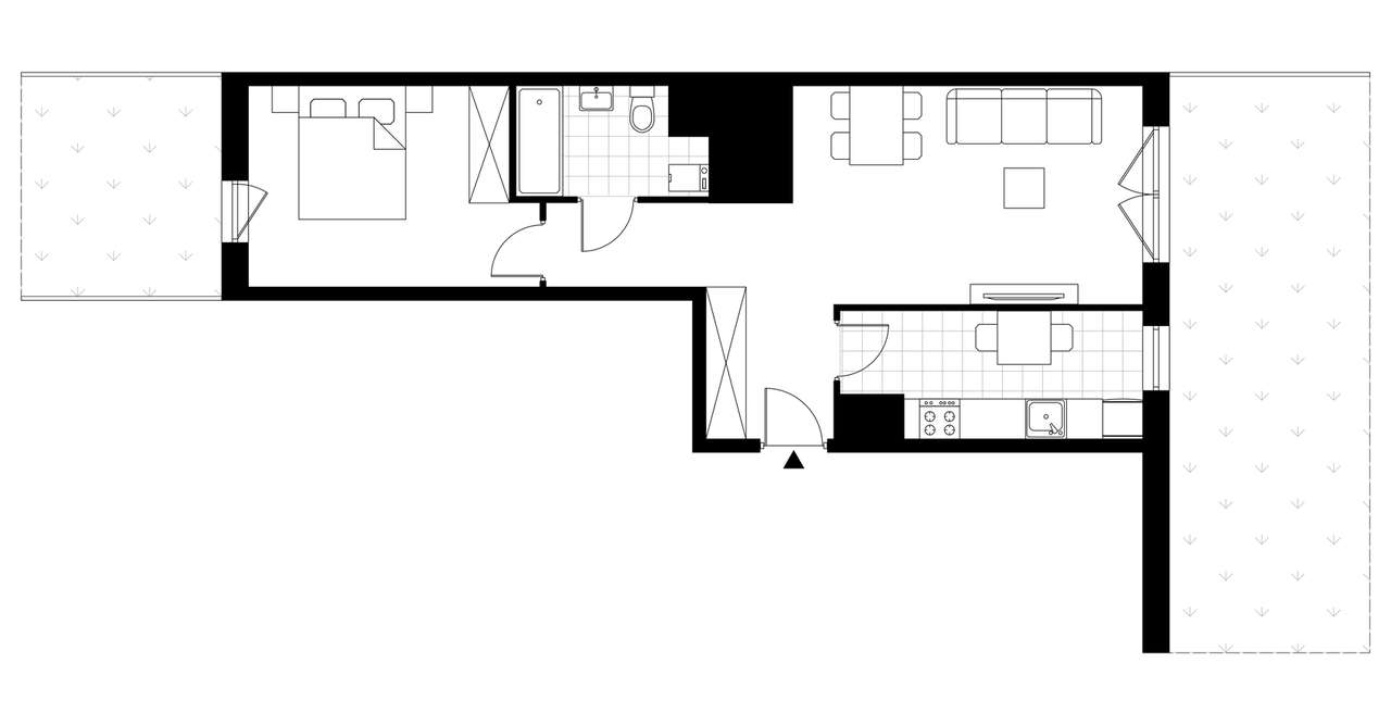 Nowy Wyszogród | mieszkanie 2-pok. | C1_B31 - Pełny obrazek: 4/7