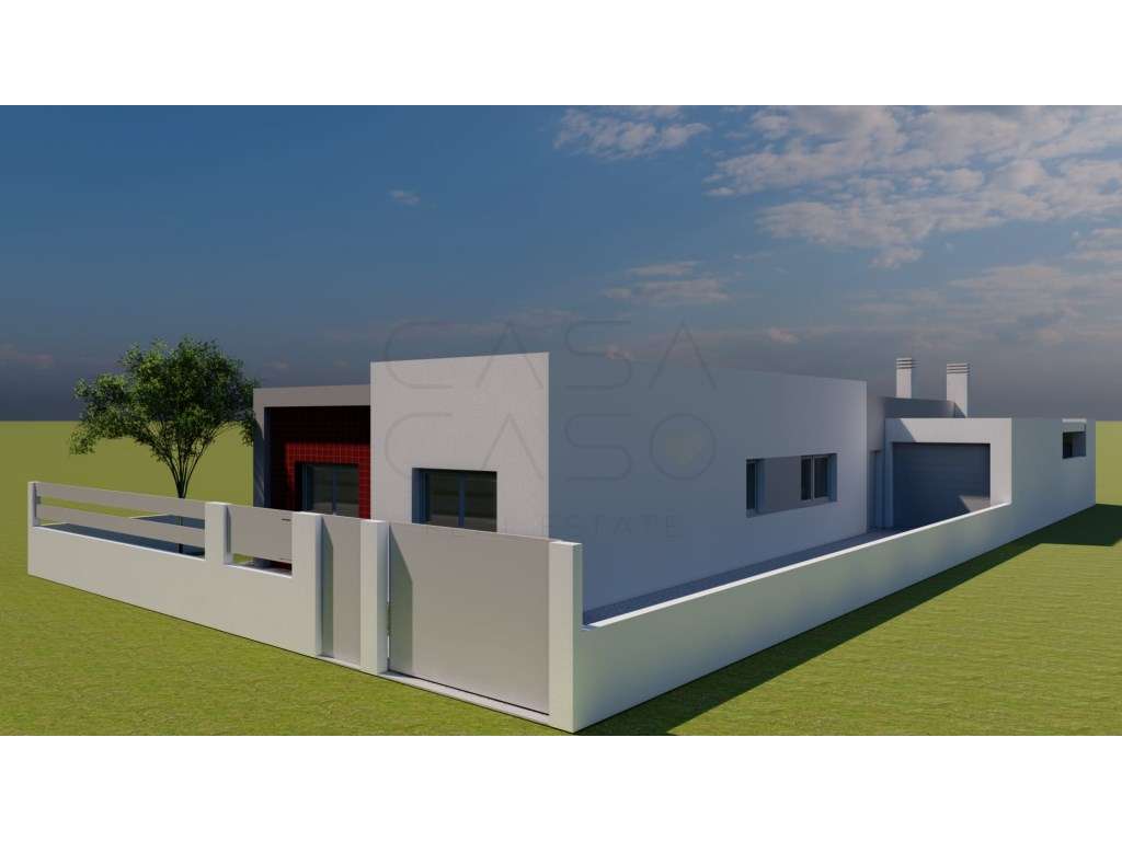 Moradia T3 térrea com piscina e garagem - Grande imagem: 1/9