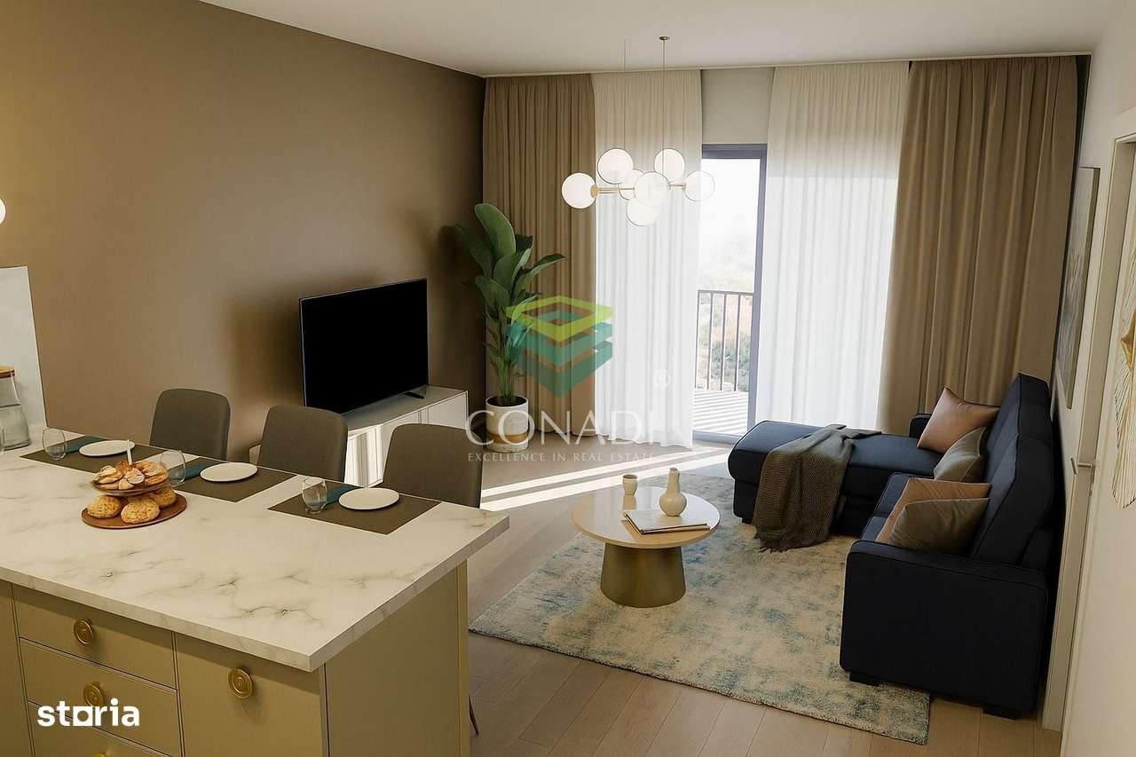 Bloc finalizat 2025 - Apartament 2 camere + loc parcare - Zona Domenii-1