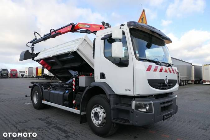 Renault 19 - 320 KM / E 6 / Wywrotka + HDS / HYDROBURTA / 3 STRONNY KIPPER - 3.5 M / EURO 6 - 13