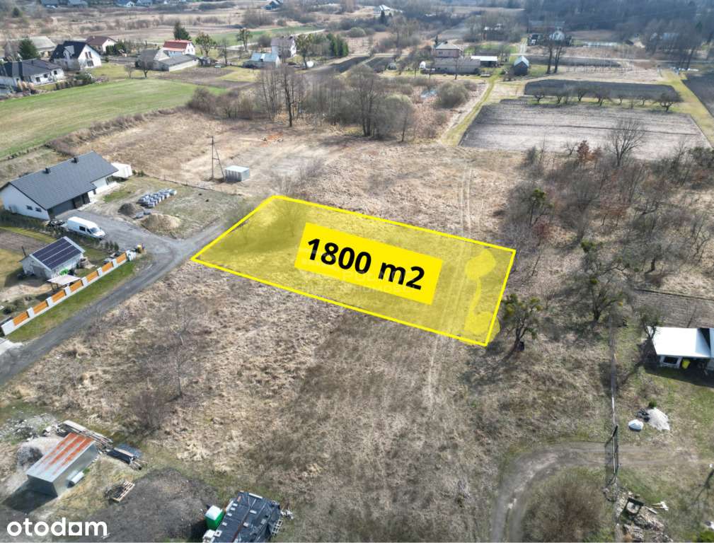 Działka budowlana 1800 m2 w Rudce, koło Chełma! - Pełny obrazek: 2/7