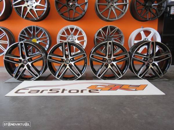 Jantes Look Seat Ibiza 6j FR 17 x 7.5 et45 5x100 Preto + Polido - 2