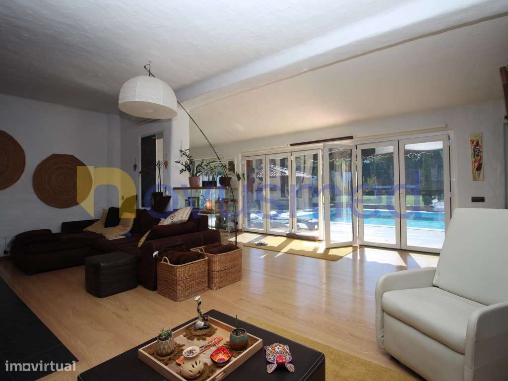 Moradia T4 com piscina, térrea perto da praia e do Golf dos Salgados-7