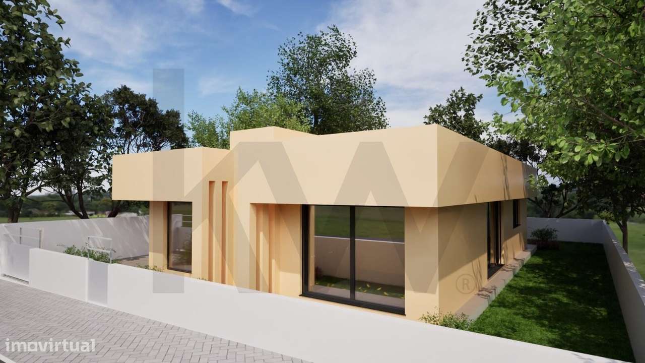 Moradia Térrea T3+1 com Piscina – Em Construção | Conclusão no Final d - Grande imagem: 2/12