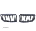 GRELHAS FRONTAIS PARA BMW E90 E91 05-08 LOOK M PRETO MATT - 2