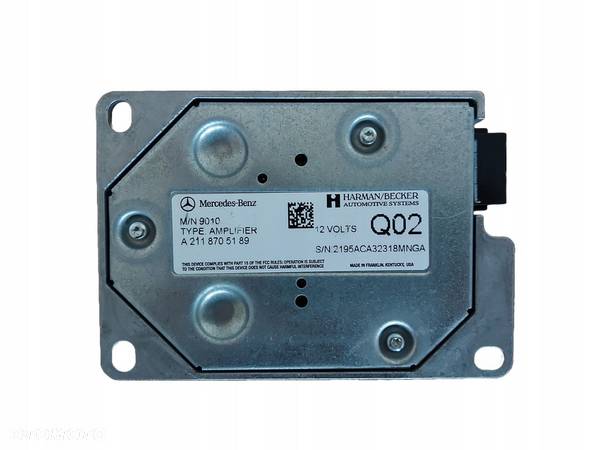 WZMACNIACZ HARMAN BECKER MERCEDES W221 A2218705189 - 1