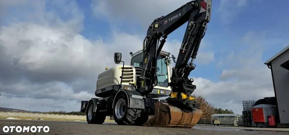 Terex TW85  rototilt z szczypcami webasto super  stan 4 łyżki widły - 12