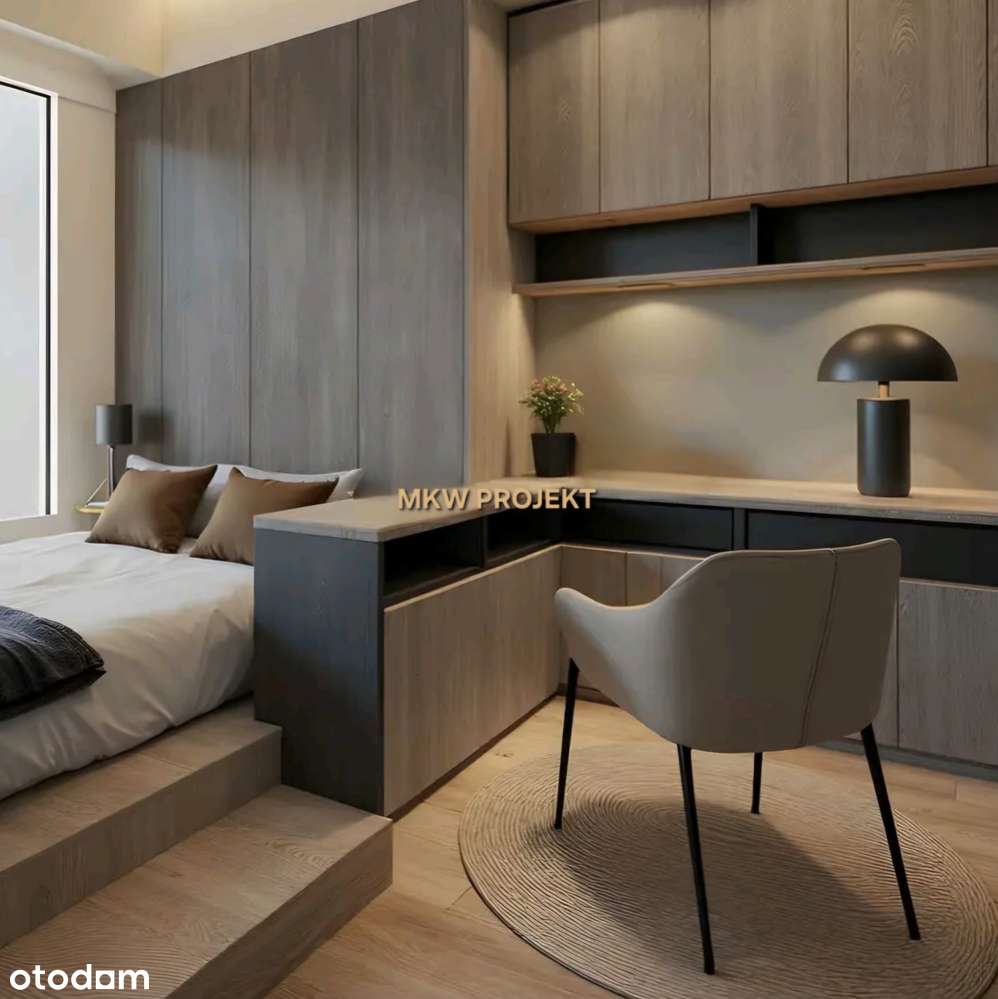 Kameralny budynek na Wojszycach | 70 m2, antresola-6