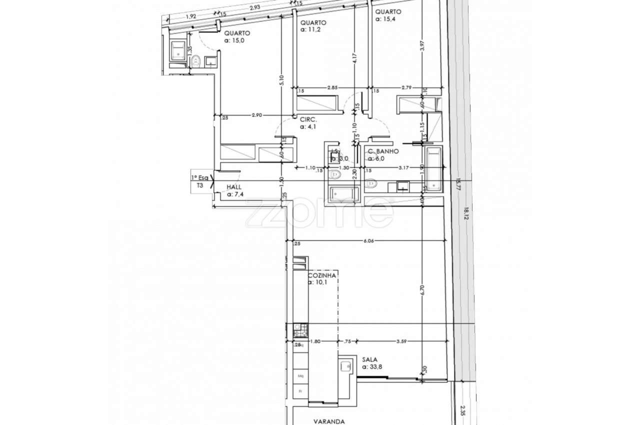 Apartamento Novo T3 Corredoura - Grande imagem: 2/28