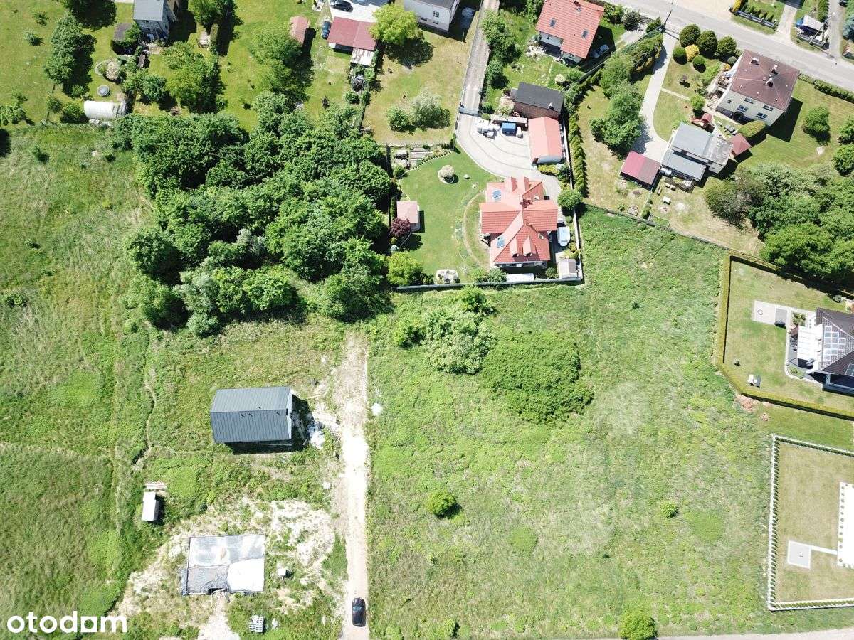 Działka budowlana z mediami 1000 m² Krasowy-4