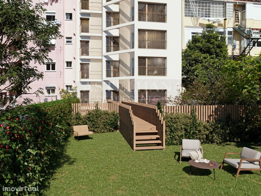 Apartamento T1com terraço em novo empreendimento no Campo...