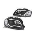 FARÓIS LED PARA AUDI A3 8P 03-08 TRU DRL PRETO - 1