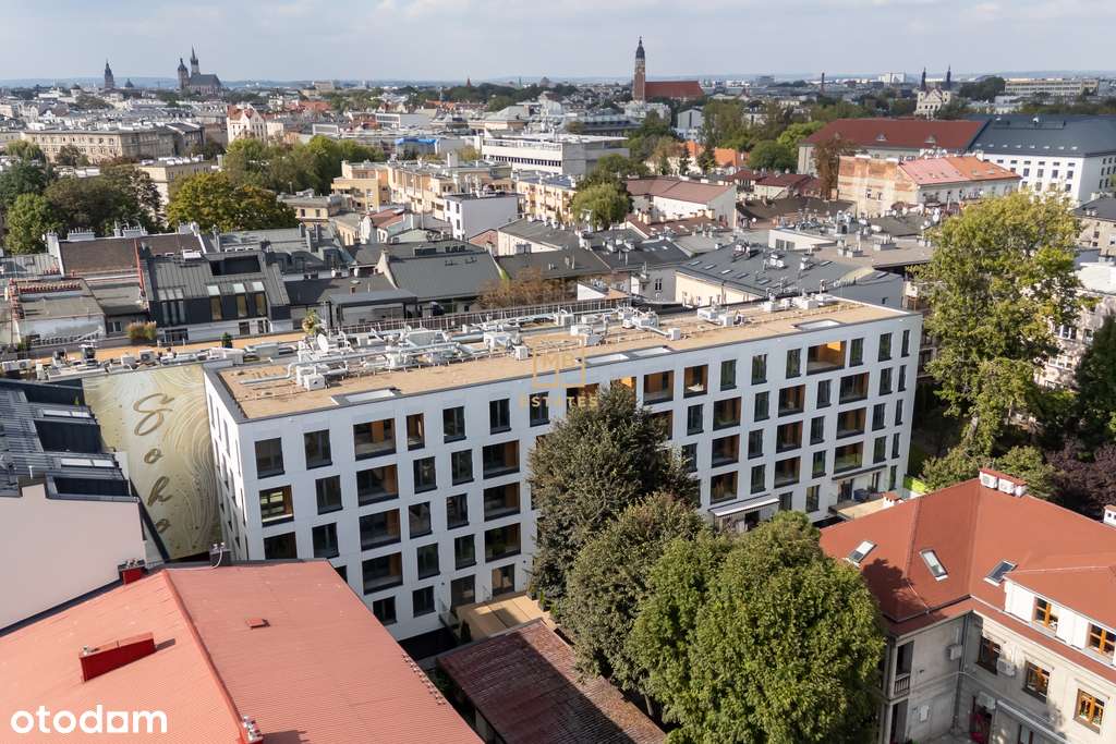 Apartament z tarasem na dachu z widokiem na Wawel-12