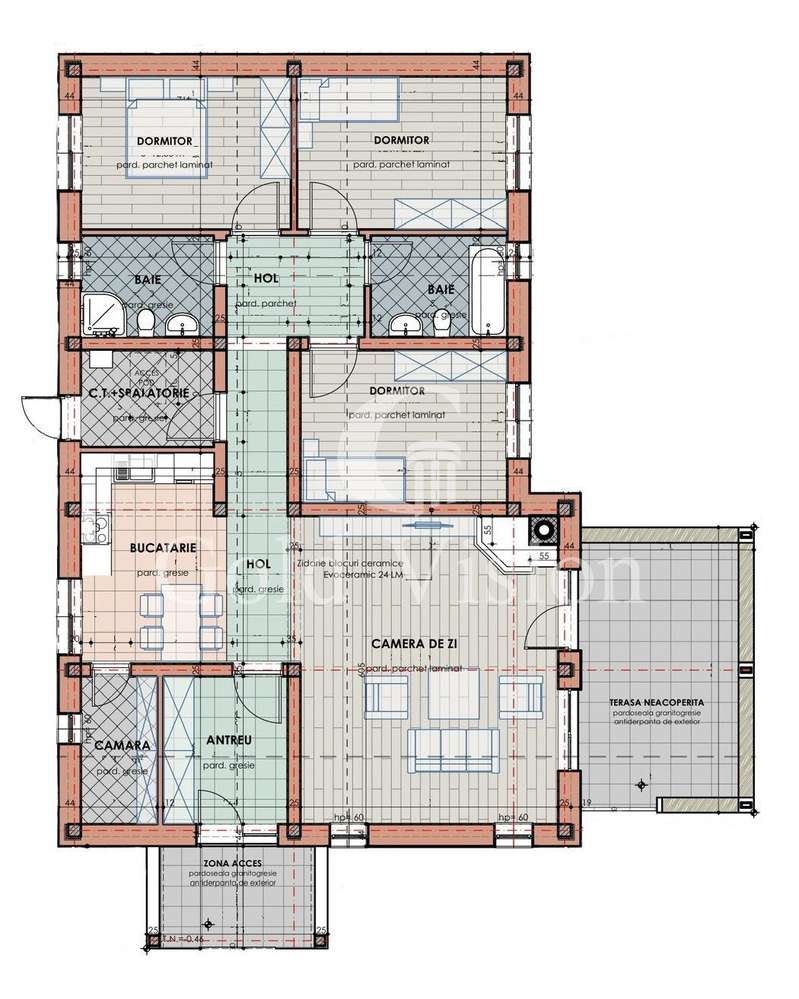 Casa la cheie,  153 mp, cu 533 mp teren,in Sangeorzul de Mures - Imagine principală: 5/6
