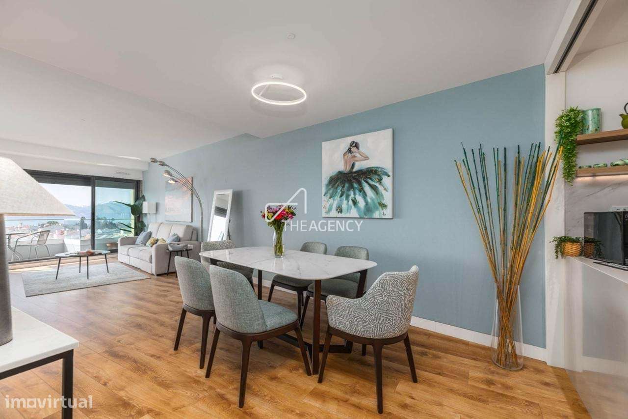 Excepcional Apartamento T2 com Vistas Panorâmicas sobre a Ponte 25 de - Grande imagem: 4/11