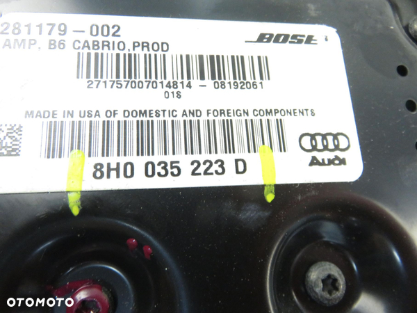 WZMACNIACZ AUDI A4 B7 8H0035223D - 2