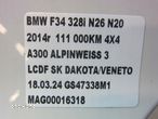 BMW 3 F34 GT BŁOTNIK LEWY PRZEDNI PRZÓD 300 ALPINWEISS 3 BIAŁY 9633547 - 13