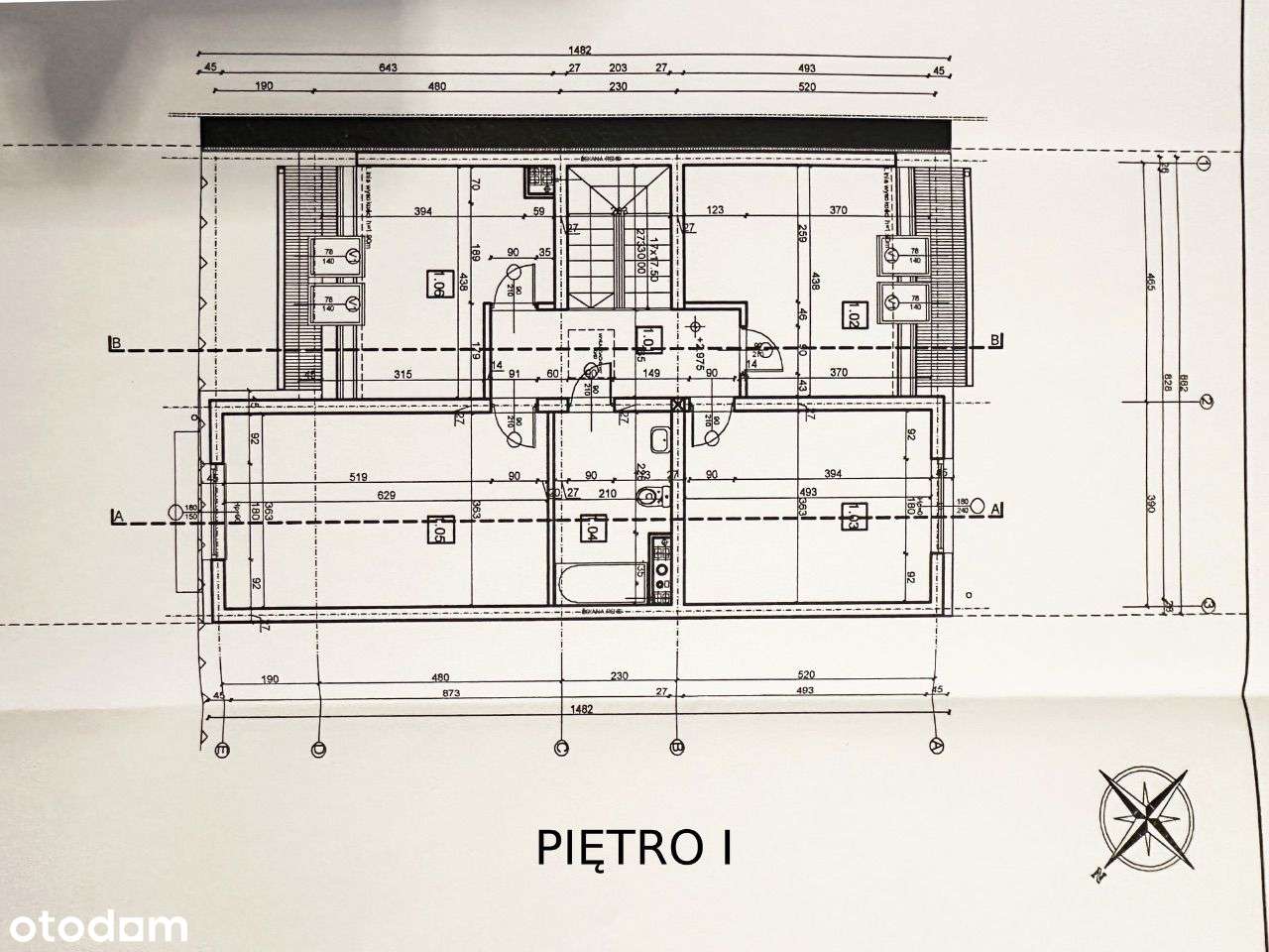 Działka z szeregiem w budowie, etap fundamentów - Pełny obrazek: 5/5