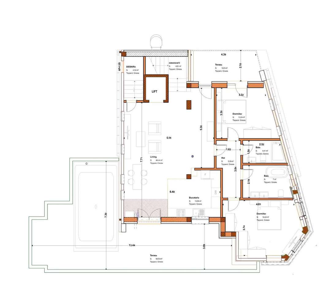 3 camere Tineretului | Penthouse | Parcare | Comision 0 | Metrou | Cen