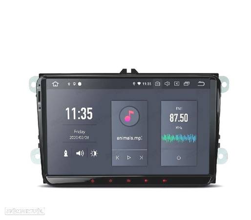 AUTO RADIO GPS ANDROID 12 VOLKSWAGEN VW PARA SKODA SEAT - 1