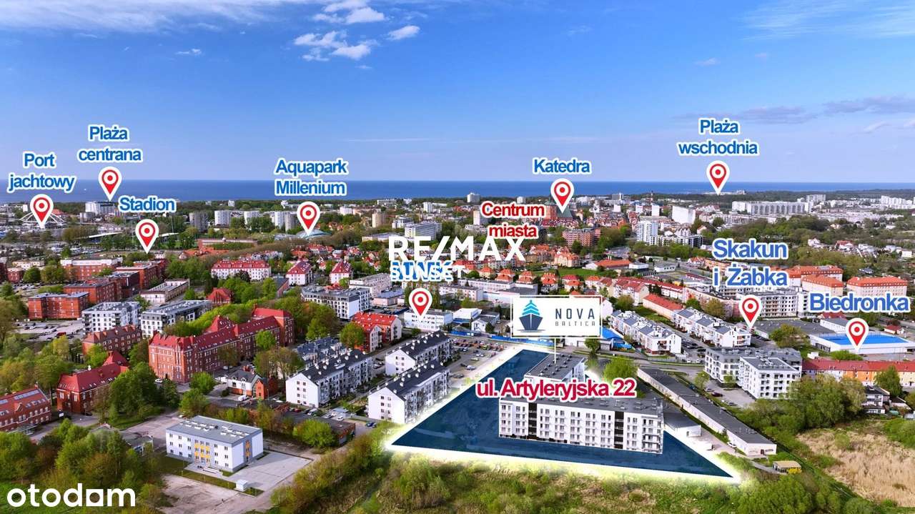 Mieszkanie NOVA BALTICA w Kołobrzegu, 2 pokoje , gotowe do odbioru - Pełny obrazek: 2/13