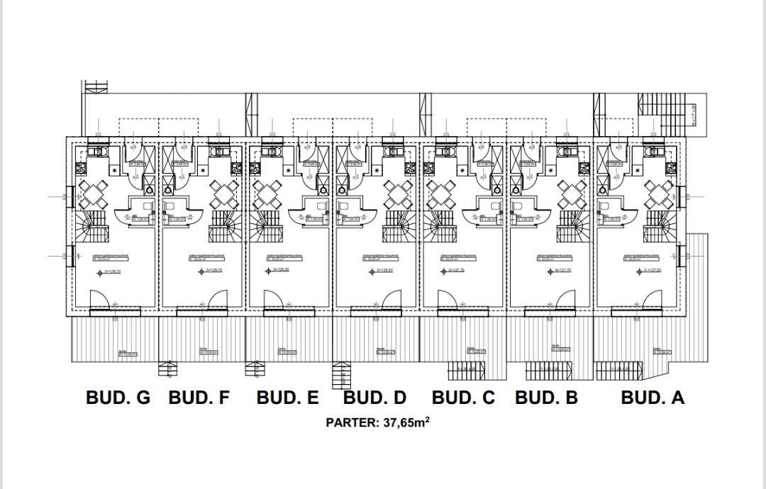 Domki szeregowe, Olsztyn, ul Bartąska-4