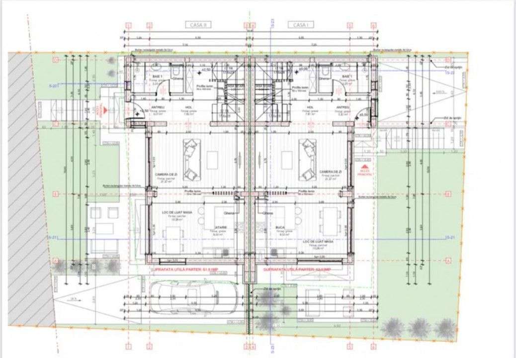 Casa cuplata , Floresti, 181,45mp utili - Imagine principală: 4/6