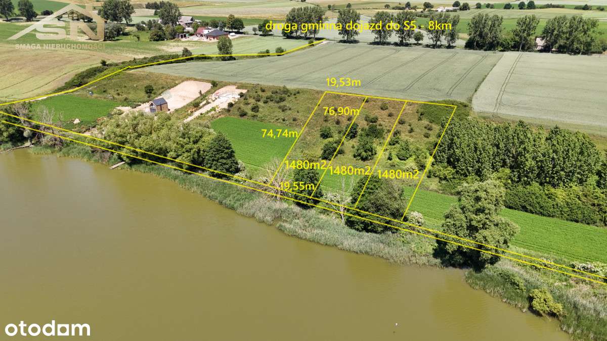 Perełka!! Działka z linią brzegową jeziora-2