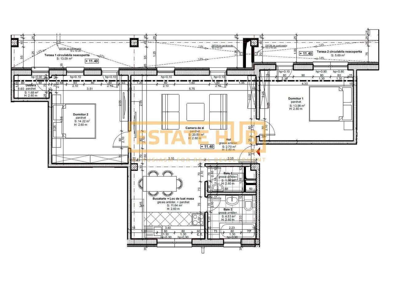 Apartament 3 camere | Str Dorobantilor | Comision 0%-11