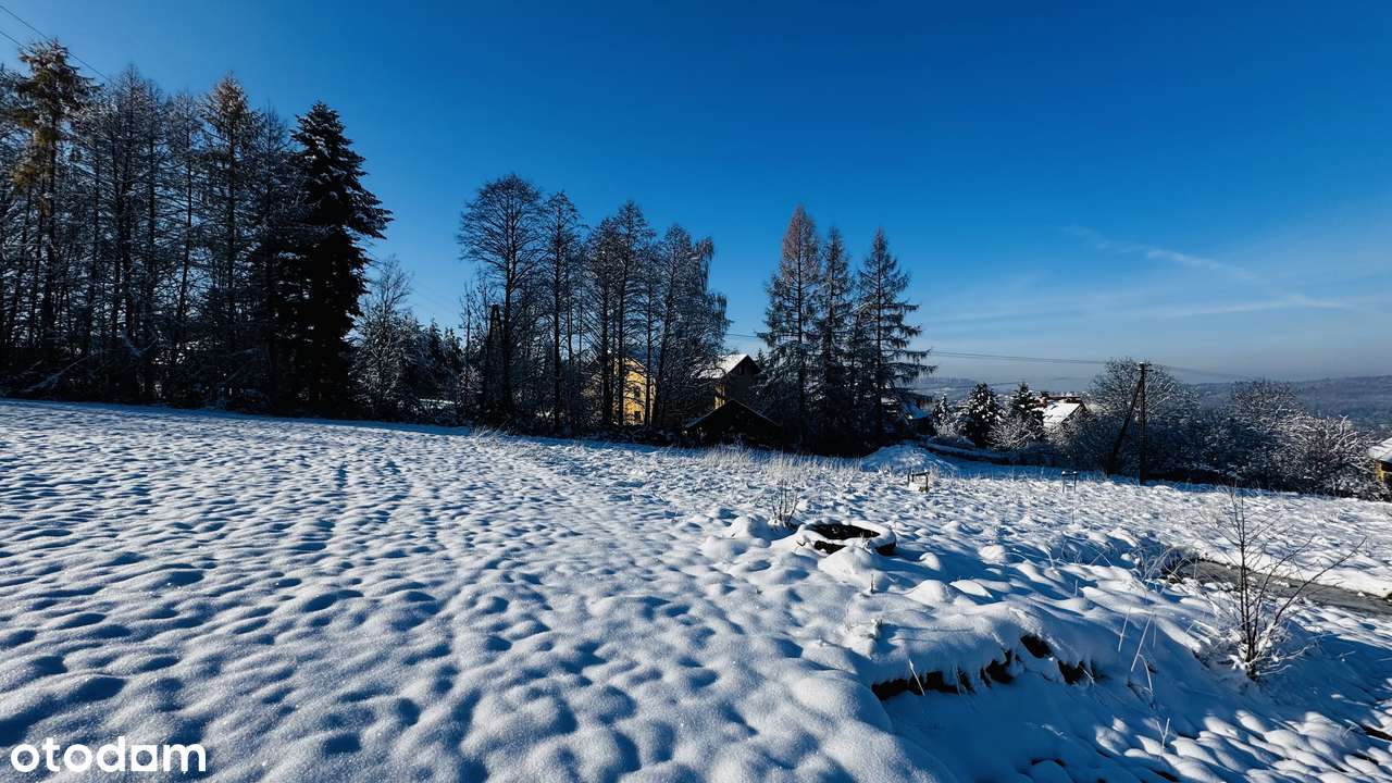 Dz. bud. 1154 m2  pod Zebrzydką - widoki , blisko las i góry Górki W.-9