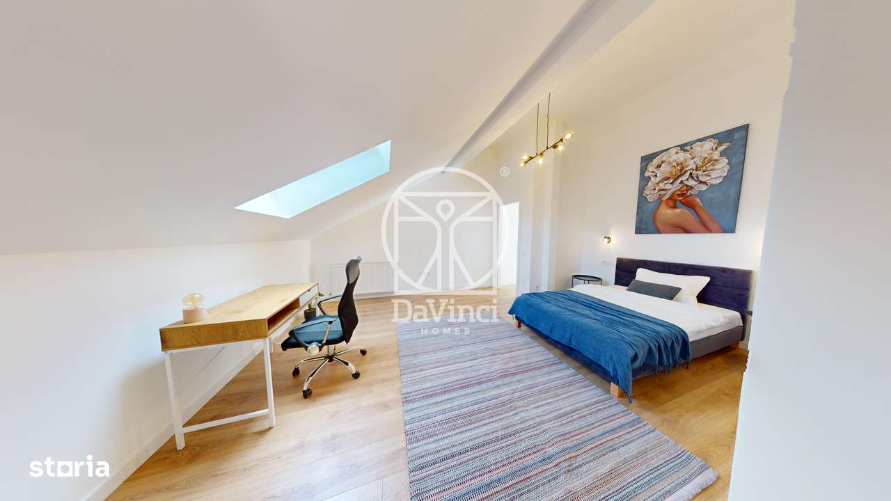 Penthouse 3 camere, intabulat, finisat la cheie, contoare montate-7