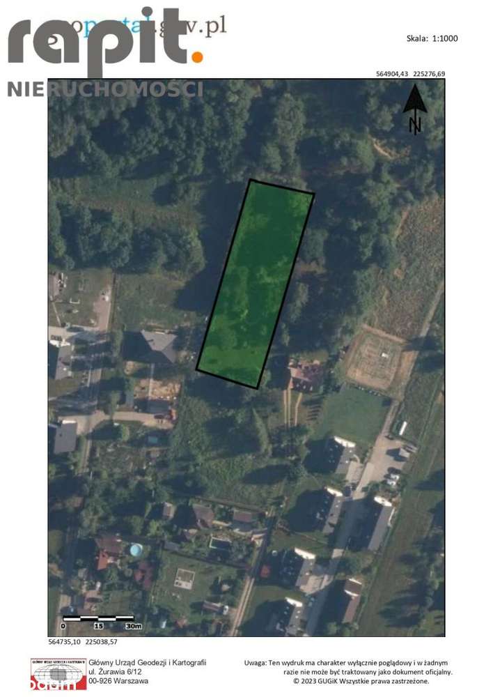 Na sprzedaż – wyjątkowa działka 23-arowa w Krzyszk-4