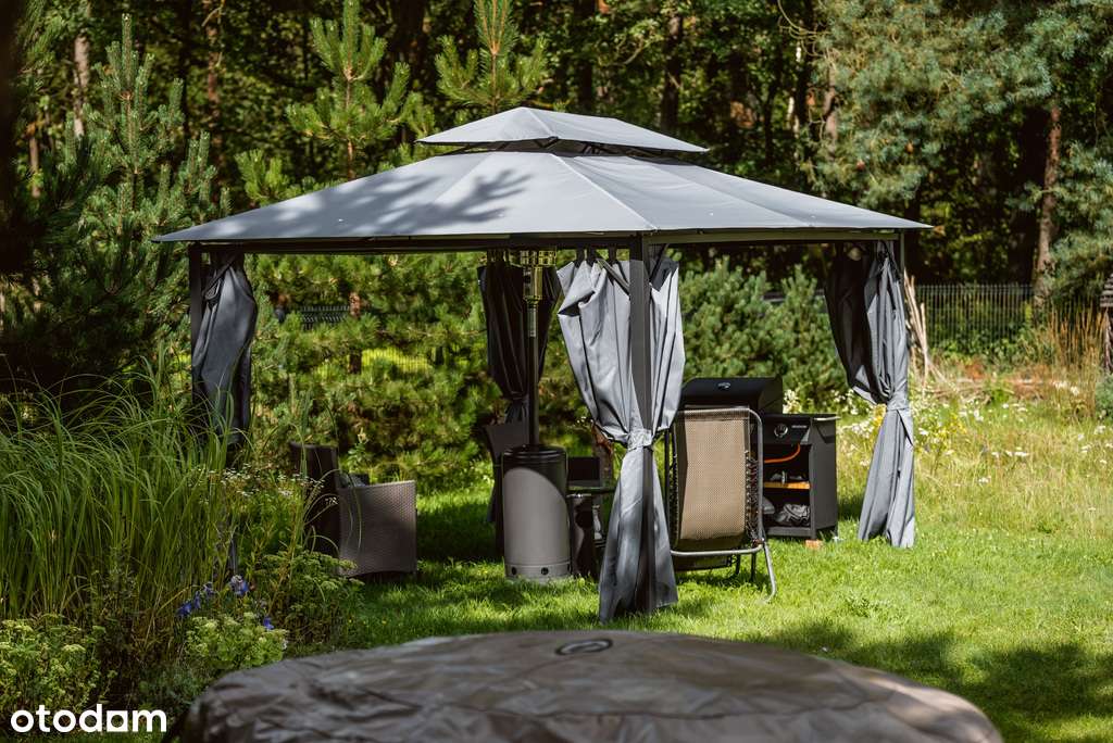 Całoroczny drewniany dom z ogrodem jacuzzi i sauną-19