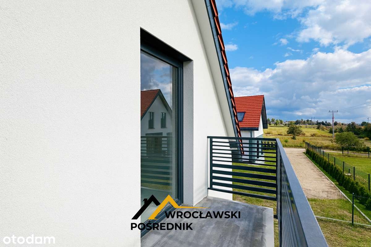 Nowy dom z przeszkleniami. Taras, Garaż, Ogród !-10